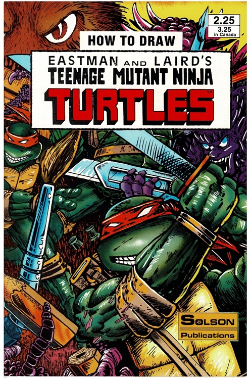 How To Draw Eastman And Larid's Teenage Mutant Ninja Turtles #1 - Vf-