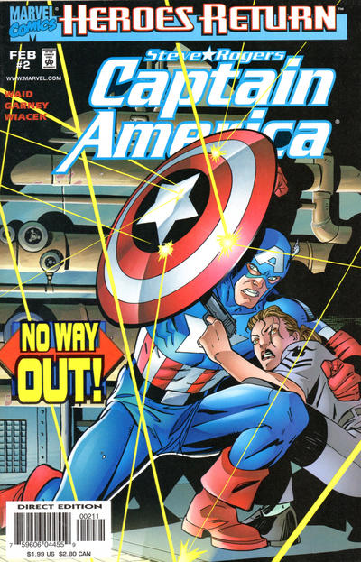 Captain America #2 [Direct Edition] - Vf 8.0