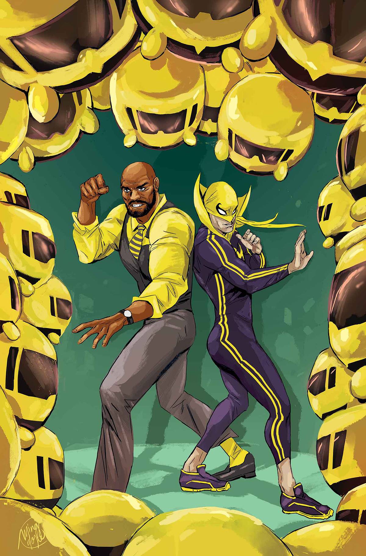 Power Man And Iron Fist #7 (Doyle Marvel Tsum Tsum Takeover Variant) (2016)