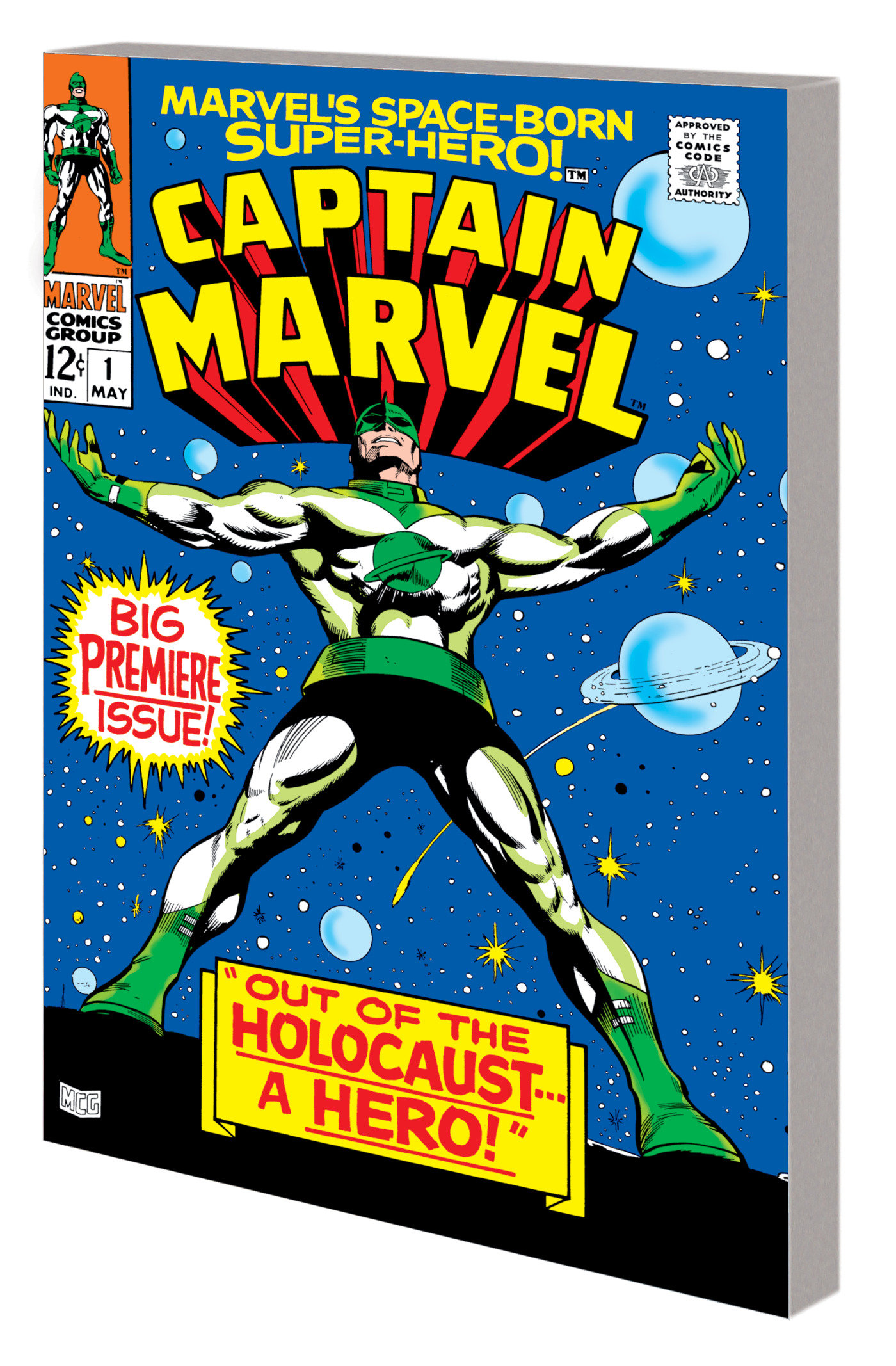 Mighty Marvel Masterworks Captain Marvel Graphic Novel Volume 1 Coming of Captain Marvel Direct Market Variant