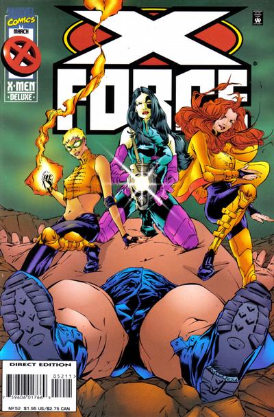 X-Force #52 [Direct Edition]-Fine (5.5 – 7)