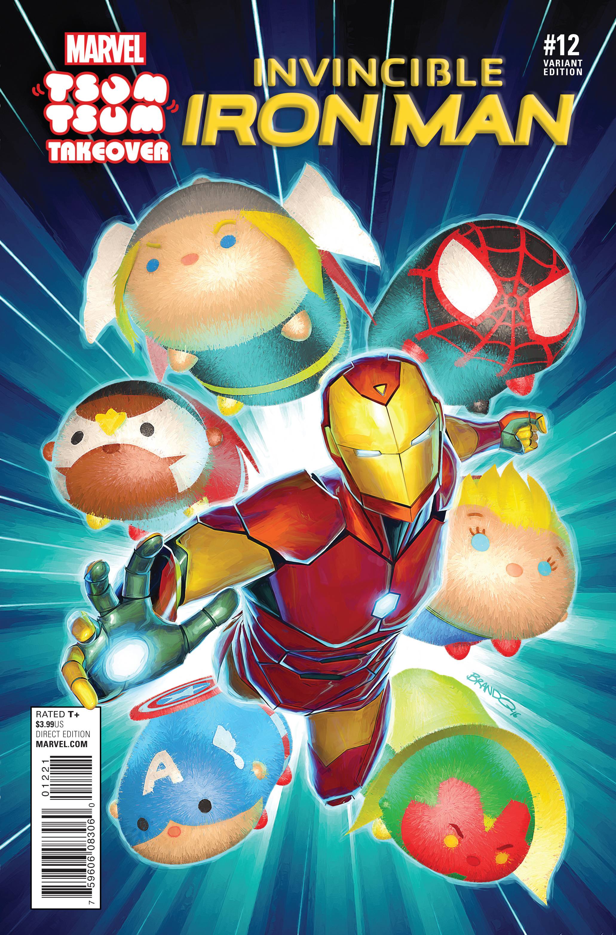 Invincible Iron Man #12 Peterson Tsum Tsum Variant (2015)