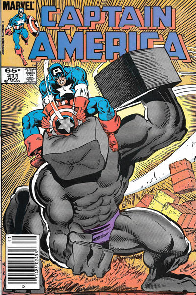 Captain America #311 [Newsstand] - Fn/Vf 7.0