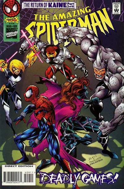The Amazing Spider-Man #409 [Direct Edition]-Fine 