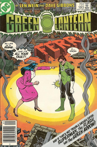 Green Lantern #180 [Newsstand]-Fine (5.5 – 7)