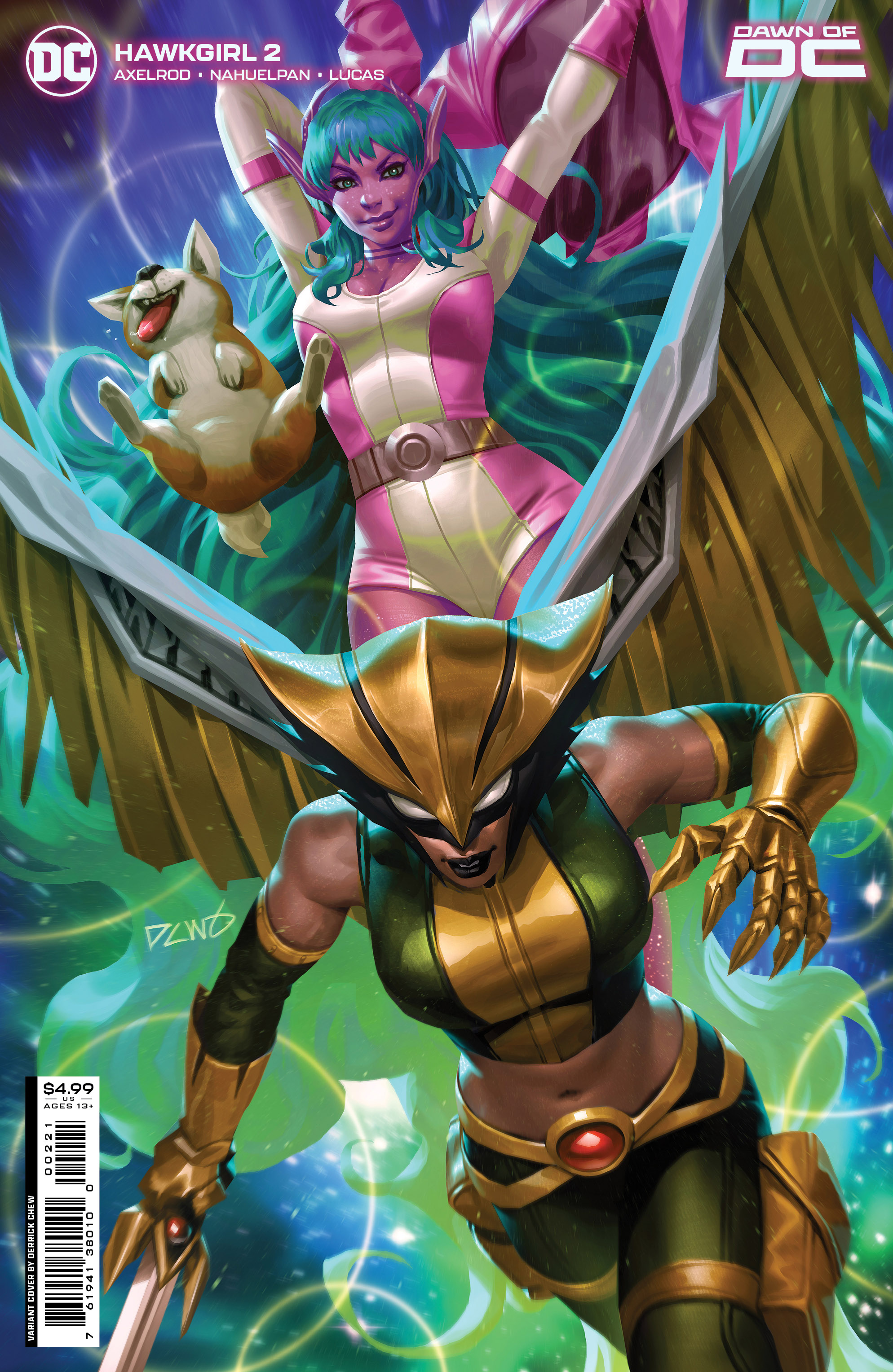 Hawkgirl #2 Cover B Derrick Chew Card Stock Variant (Of 6)