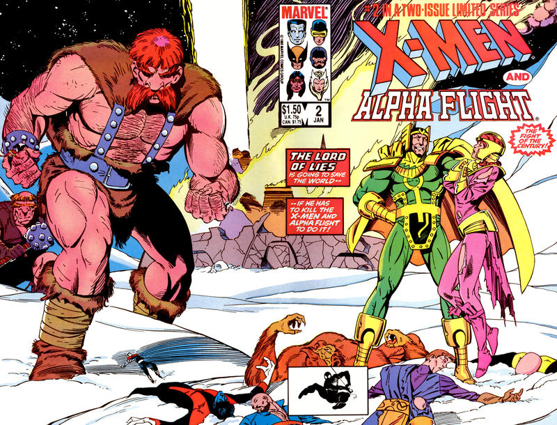 X-Men / Alpha Flight #2 [Direct]-Very Fine (7.5 – 9)