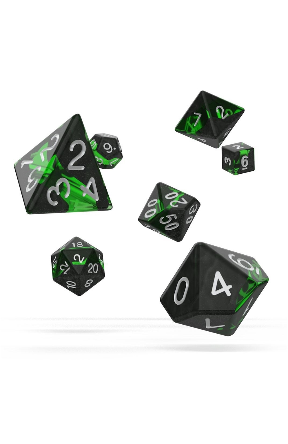 Oakie Doakie Dice Rpg Set Enclave, Emerald 