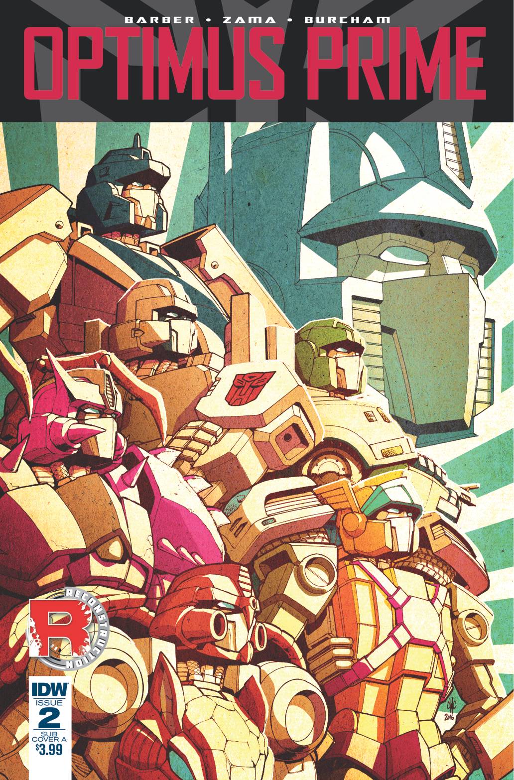 Optimus Prime #2 Subscription Variant A