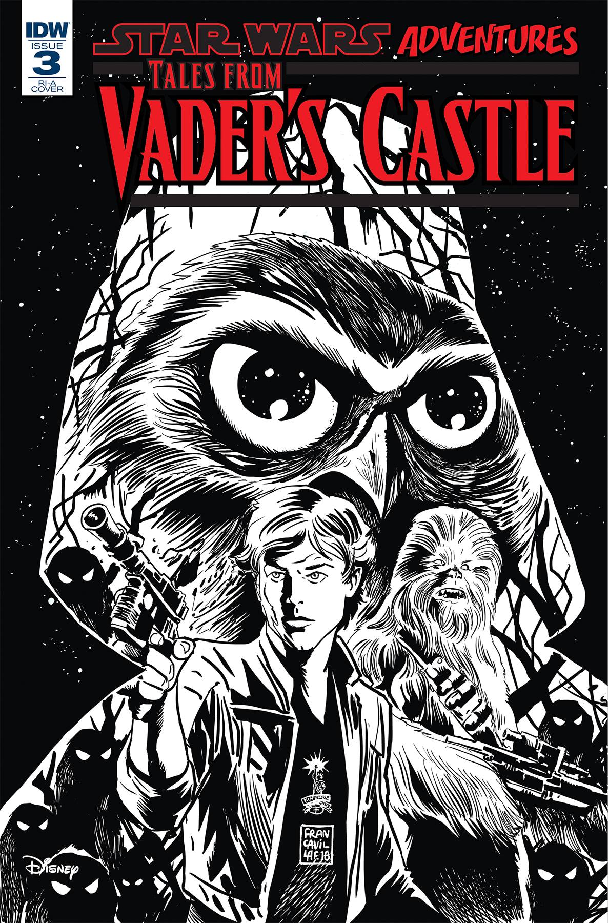 Star Wars Tales From Vaders Castle #3 1 for 10 Incentive Francavilla (Of 5)