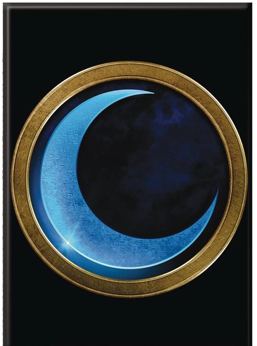 Moon Knight Moon Symbol On Black Magnet