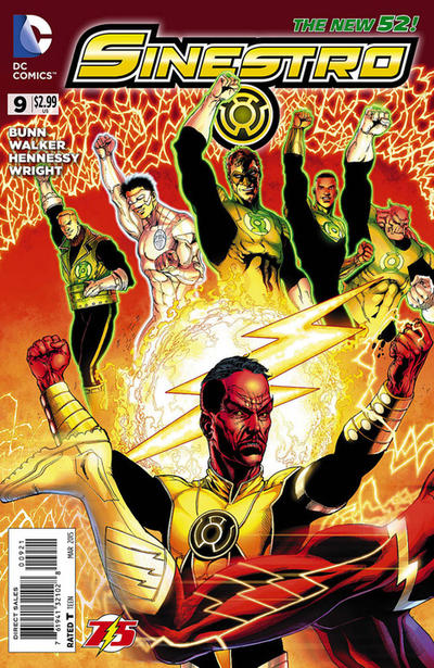 Sinestro #9 Flash 75 Variant Edition (2014)