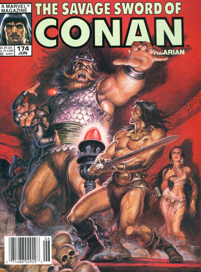 The Savage Sword of Conan #174-Very Good