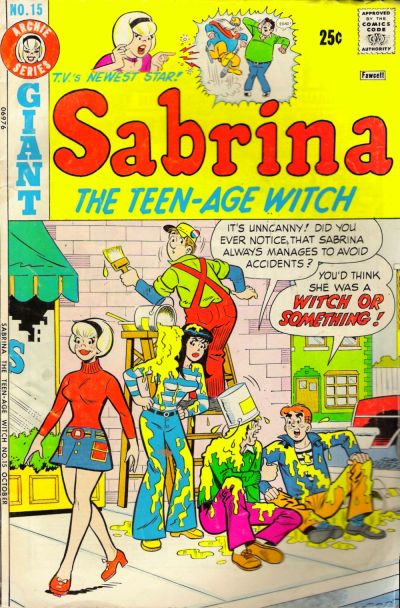 Sabrina, The Teenage Witch #15 - G+, Puzzle Page Done In Pen