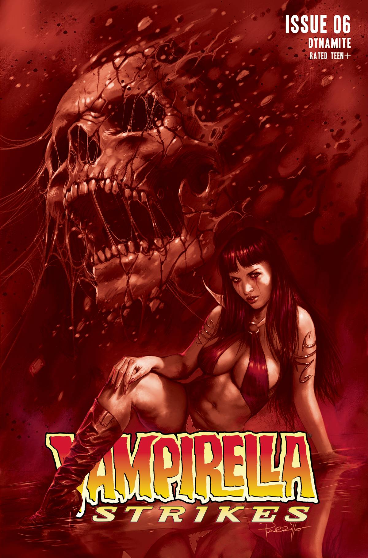 Vampirella Strikes #6 Cover N 7 Copy Last Call Incentive Parrillo Tint