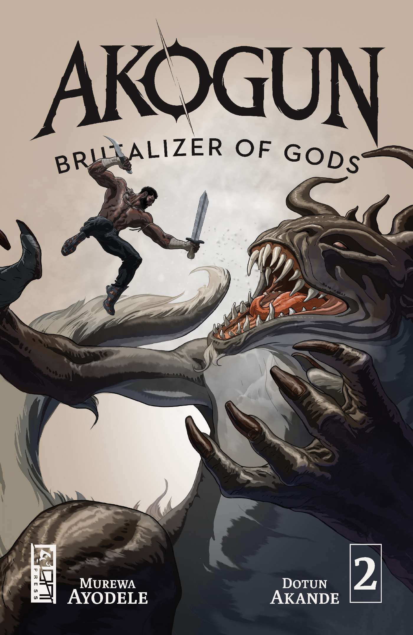 Akogun Brutalizer of Gods #2 Cover B Grey Williamson Variant (Of 3)