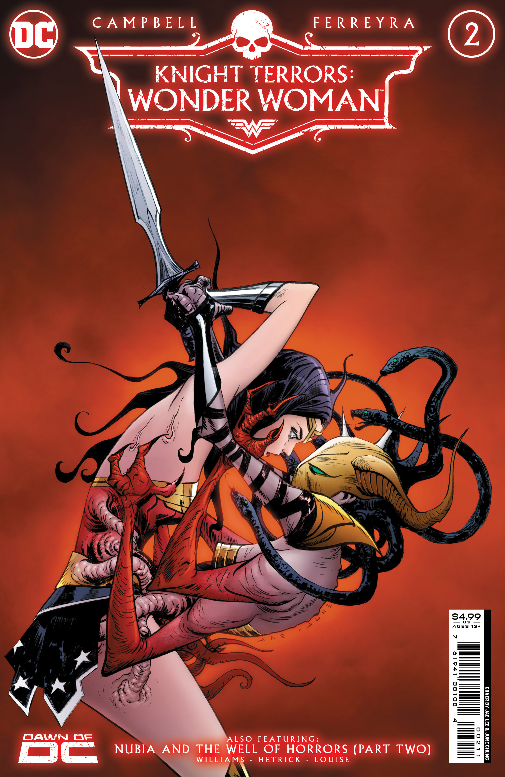 Wonder Woman #800.2 Knight Terrors #2 Cover A Jae Lee (Of 2)