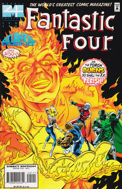 Fantastic Four #401 [Direct Edition]-Fine (5.5 – 7)