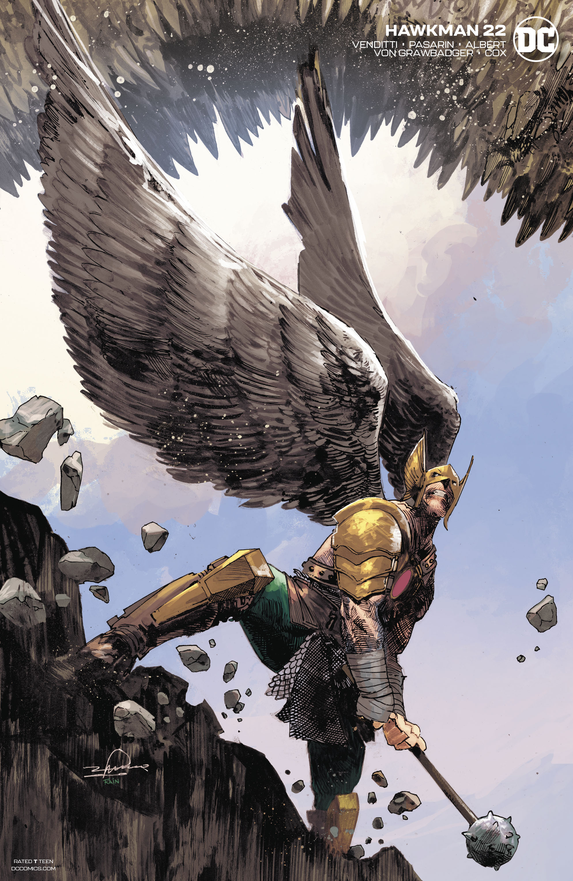 Hawkman #22 Gerardo Zaffino Variant Edition