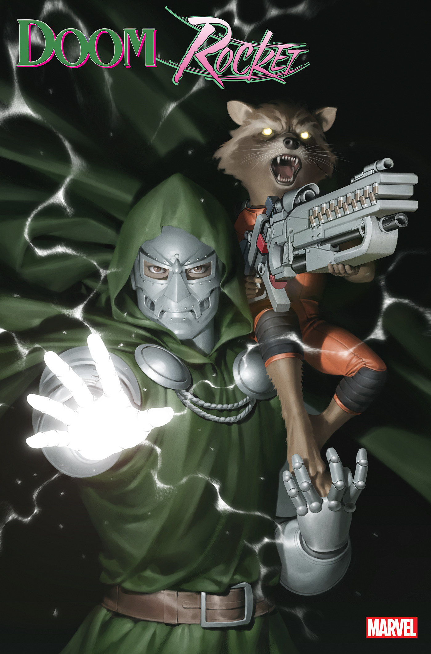 Doctor Doom & Rocket Raccoon #1 Junggeun Yoon Variant 1 for 25 Incentive