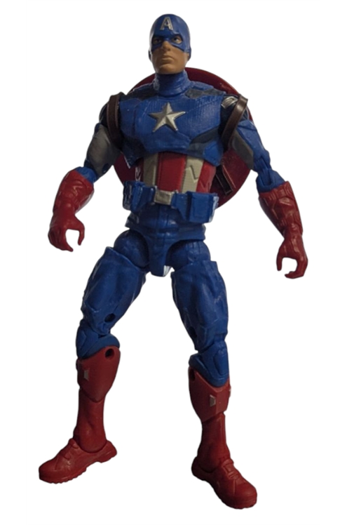 2012 Hasbro Marvel Legends Captain America Pre-Owned Complete