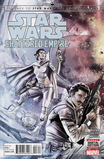 Journey To Star Wars: The Force Awakens - Shattered Empire #3 [Marco Checchetto Cover-Near Mint (9.2