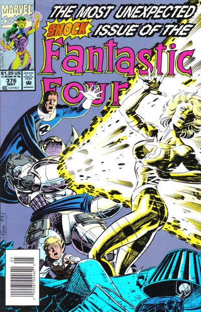 Fantastic Four #376 [Newsstand]-Fine (5.5 – 7)