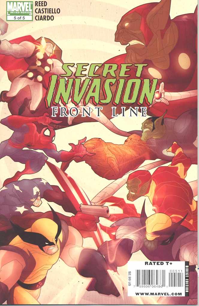 Secret Invasion Front Line #5 (2008)