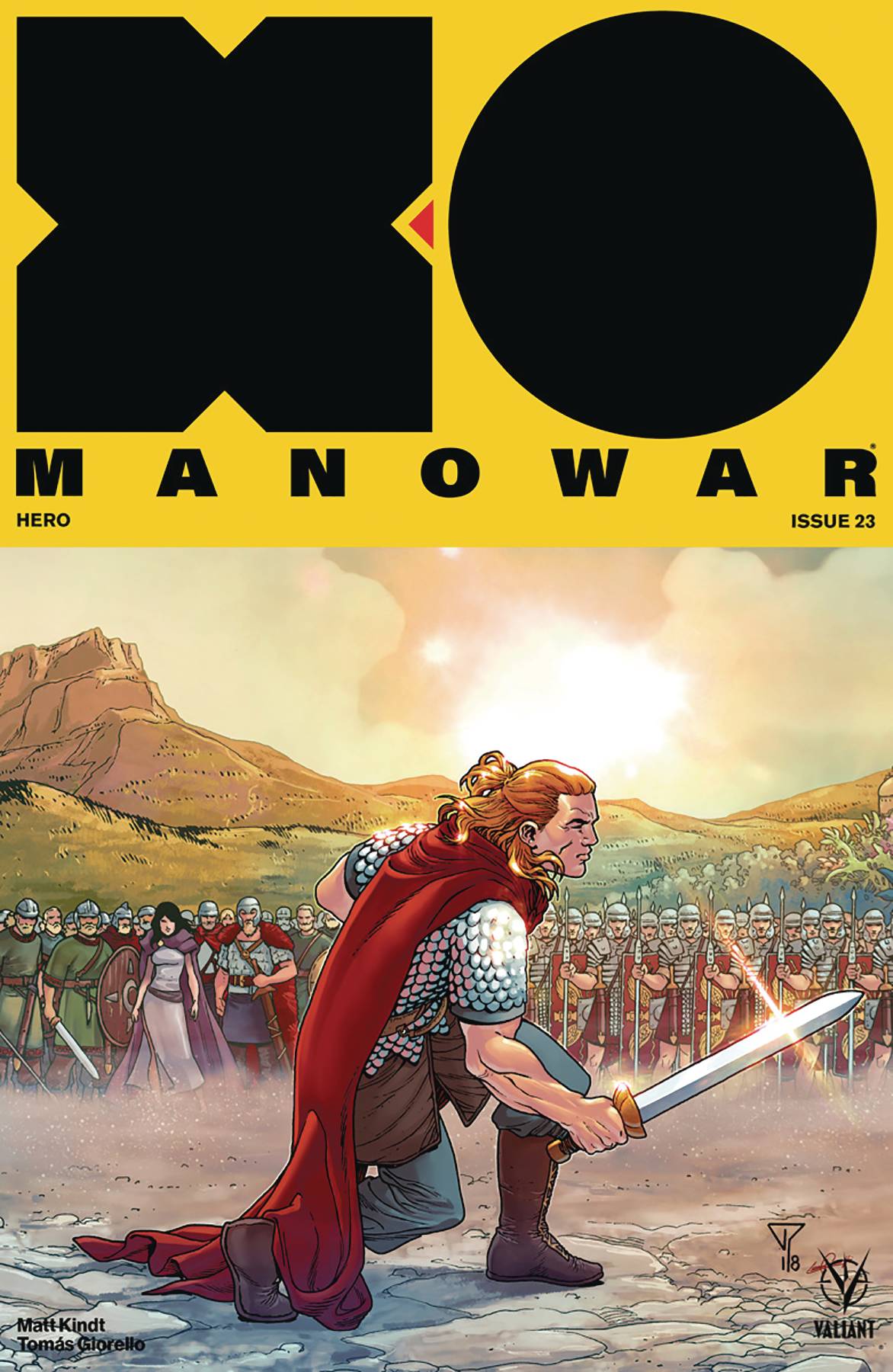 X-O Manowar #23 Cover D 1 for 20 Incentive Interlocking (New Arc) (2017)