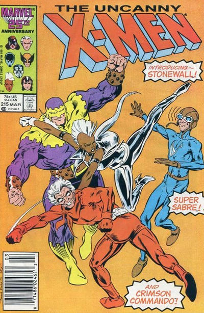 The Uncanny X-Men #215 [Newsstand]-Fine