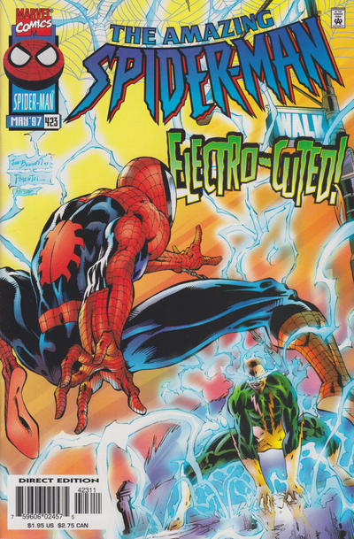 The Amazing Spider-Man #423 [Direct Edition]-Fine/Very Fine
