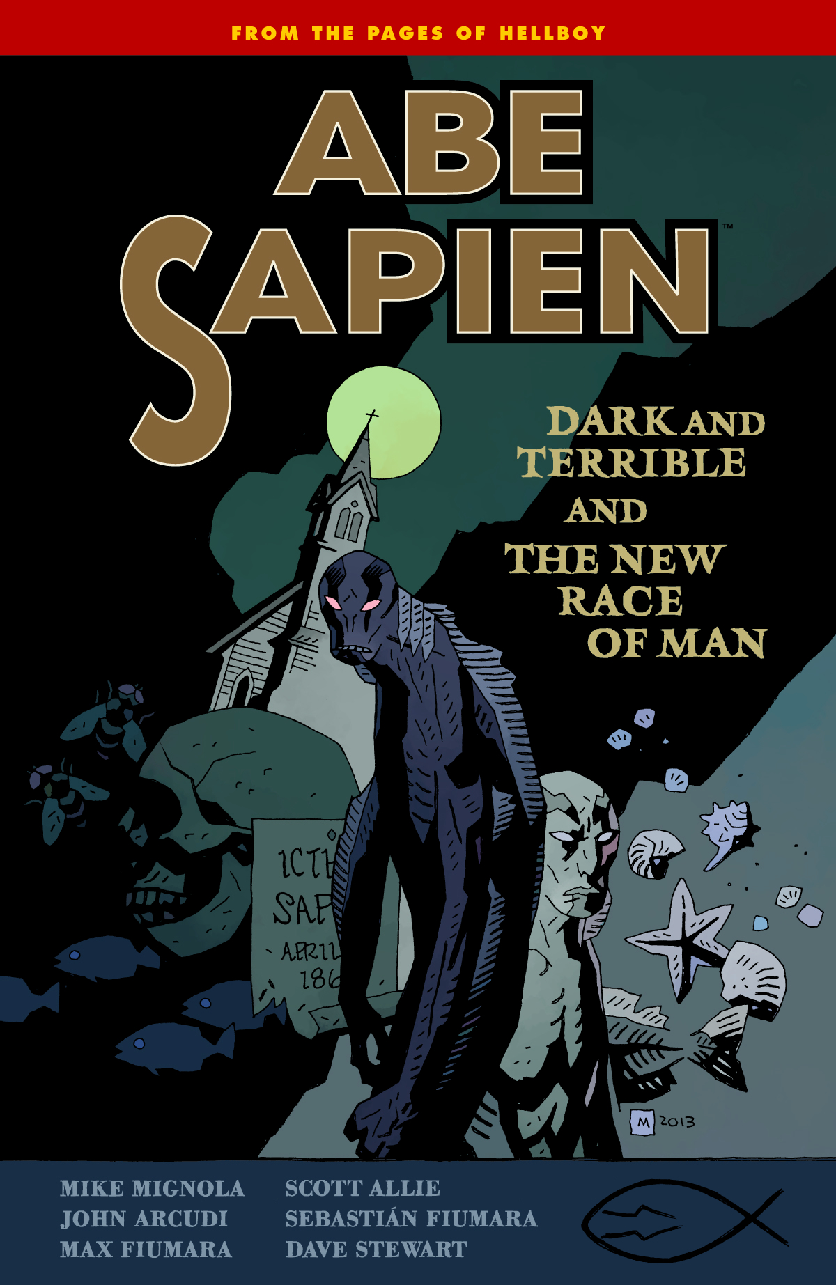Abe Sapien Graphic Novel Volume 3 Dark Terrible New Race Man