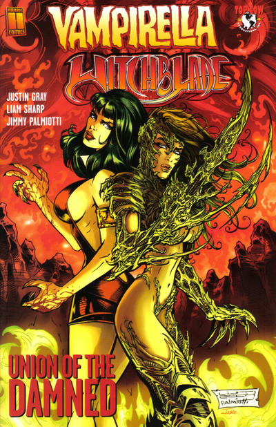 Vampirella / Witchblade Union of The Damned #1 [Sharp Cover] - Fn+