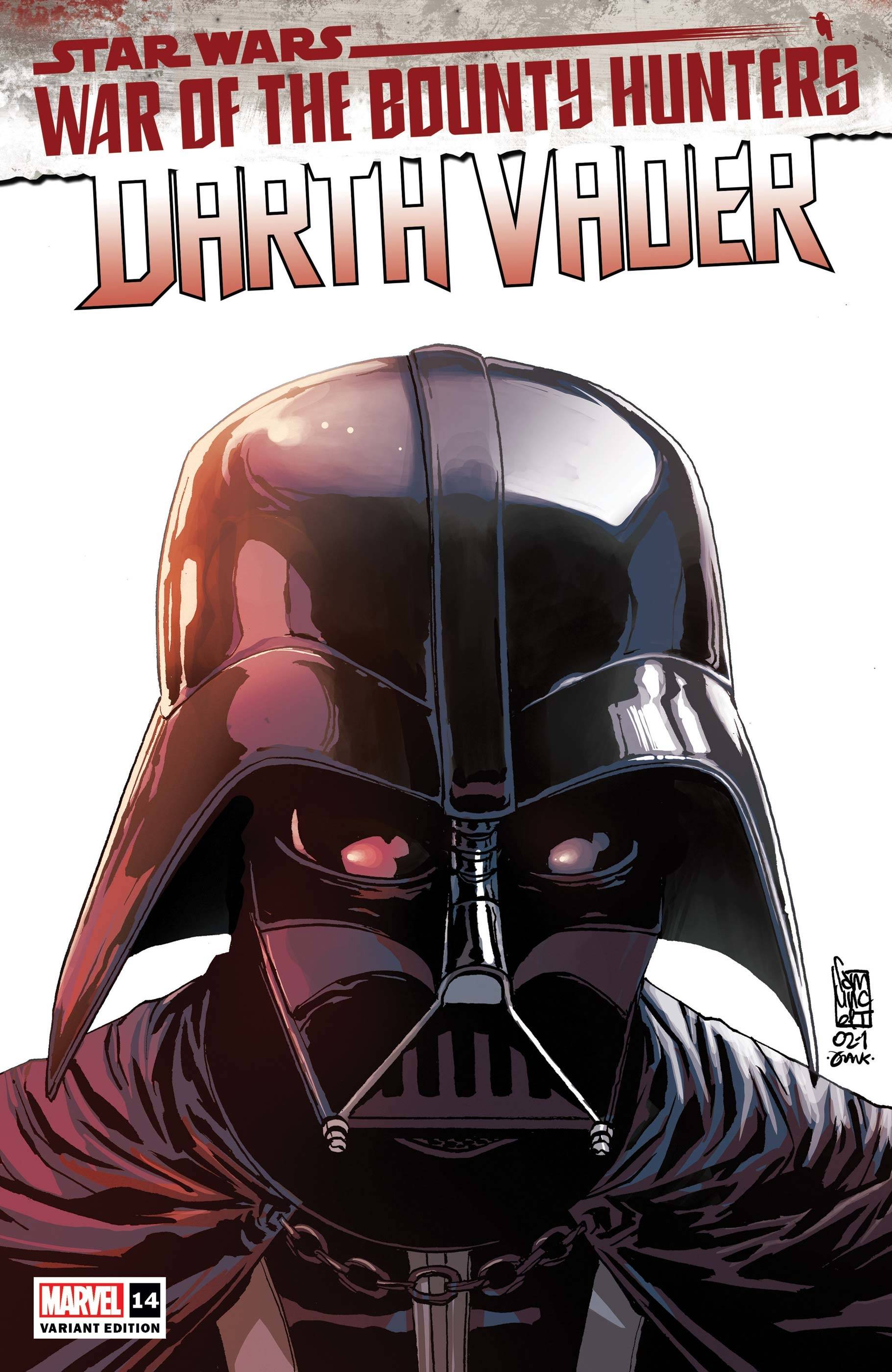 Star Wars: Darth Vader #14 Camuncoli Headshot Variant War of the Bounty Hunters (2020)