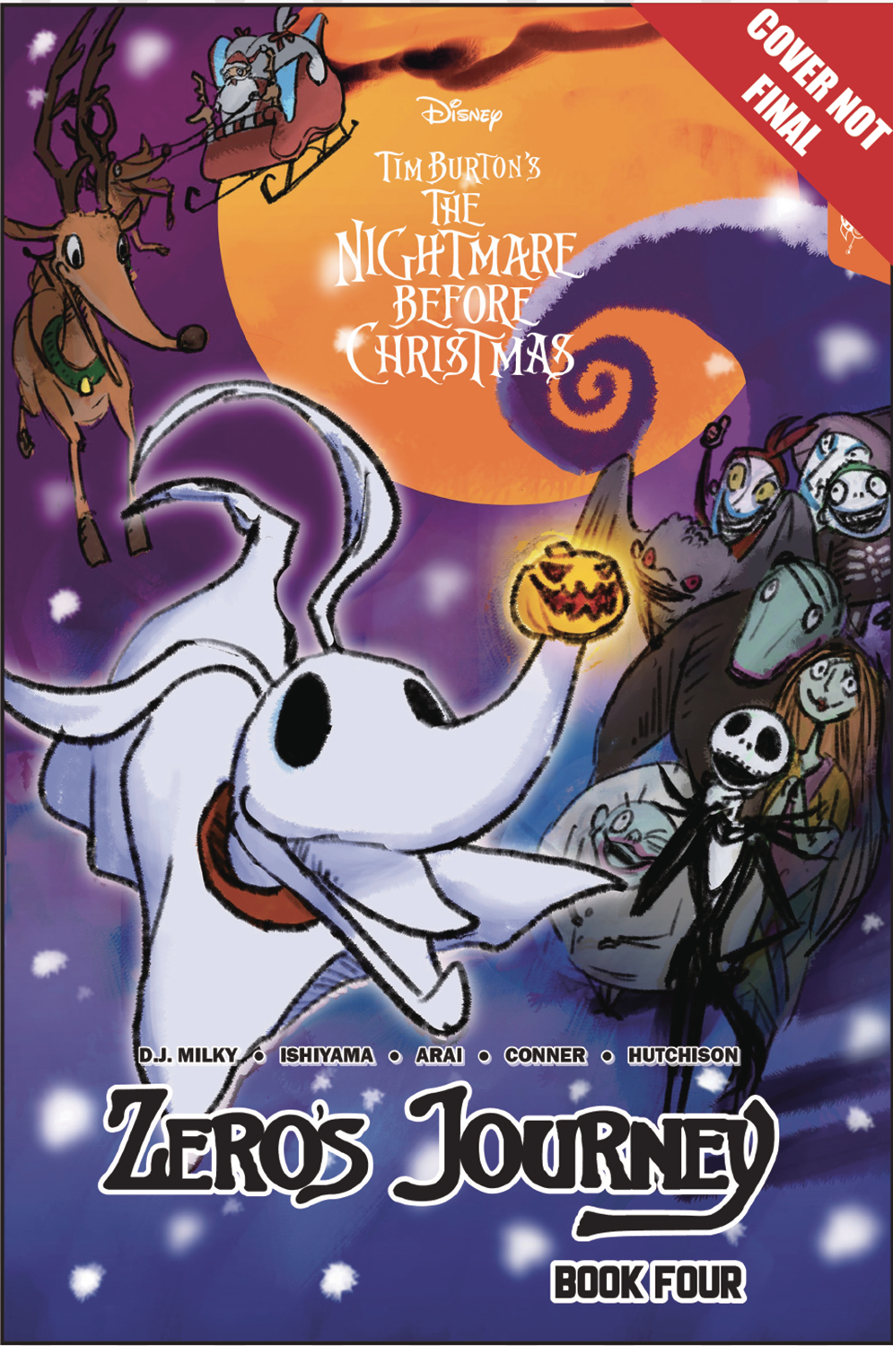 Disney Manga Nightmare Christmas Zeros Journey Manga Volume 4
