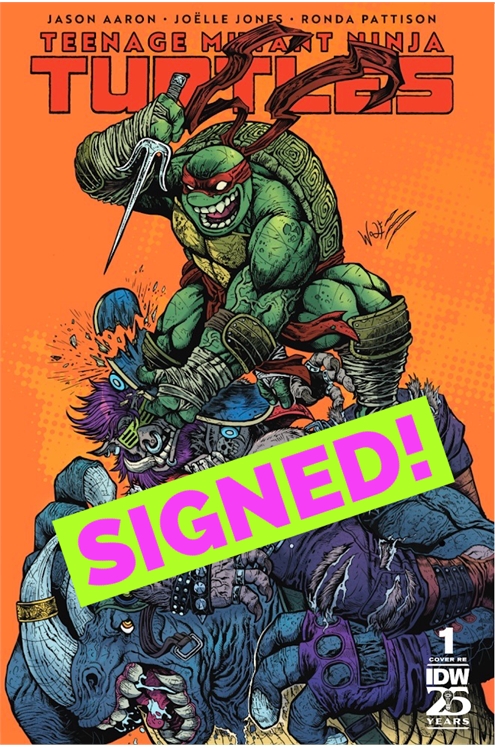 _Teenage Mutant Ninja Turtles #1 Cape & Cowl Exclusive Maria The Wolf Variant - Signed!