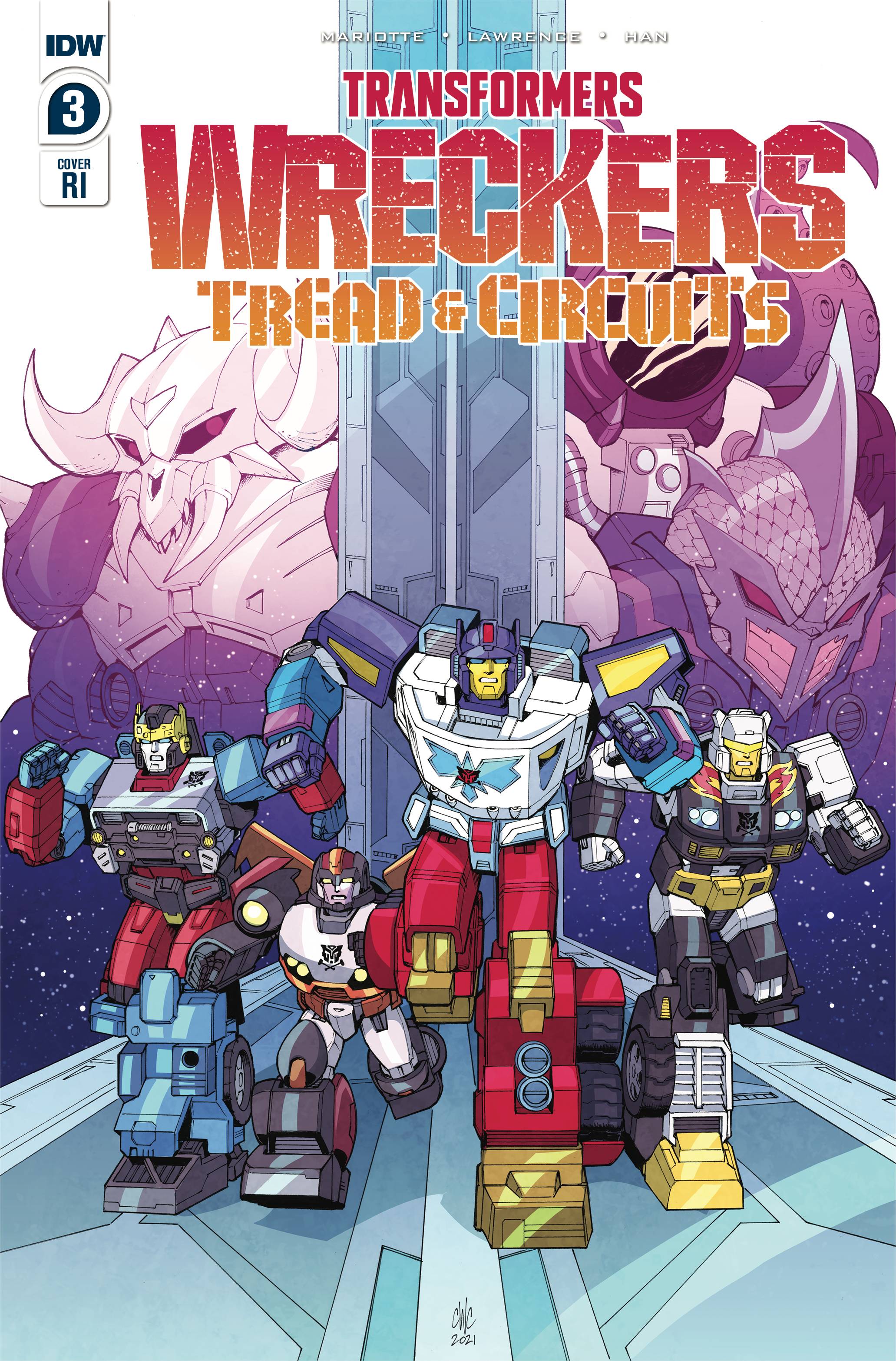 Transformers Wreckers Tread & Circuits #3 Cover C 1 for 10 Incentive Coller (Of 4)
