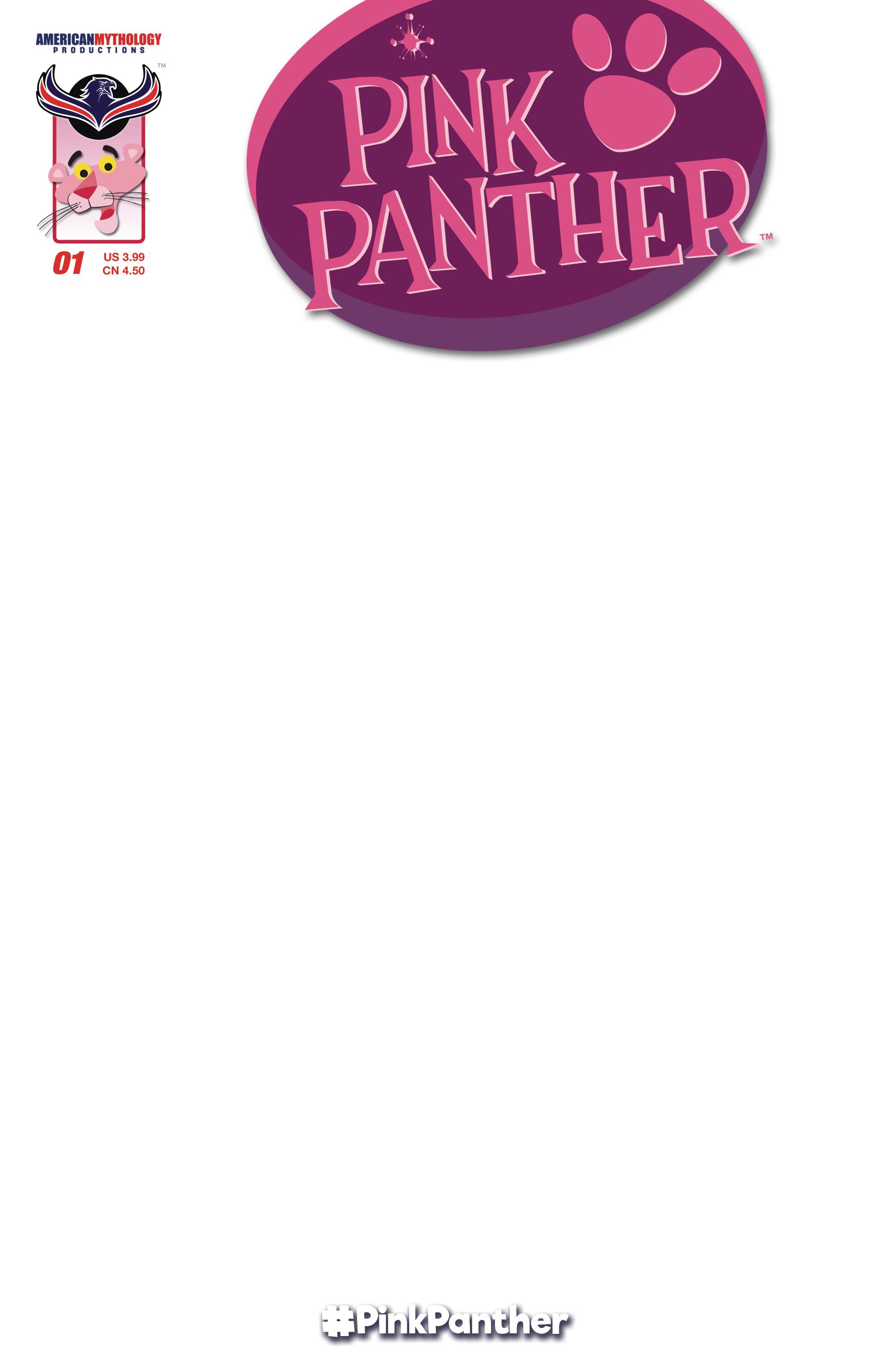 Pink Panther #1 Blank Sketch Cover