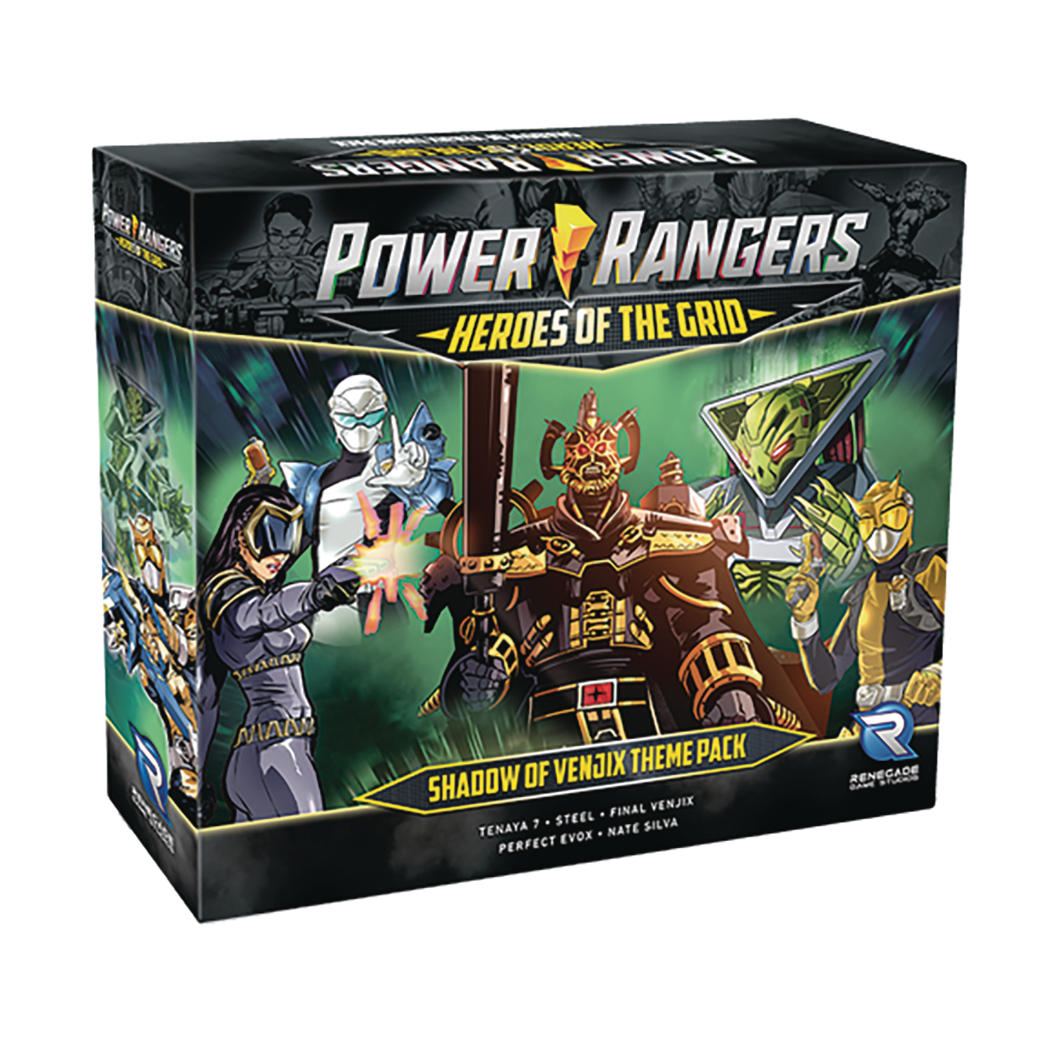 Power Rangers Heroes Grid Shadow of Venjix Theme Pack Expansion