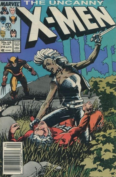 The Uncanny X-Men #216 [Newsstand]-Fine