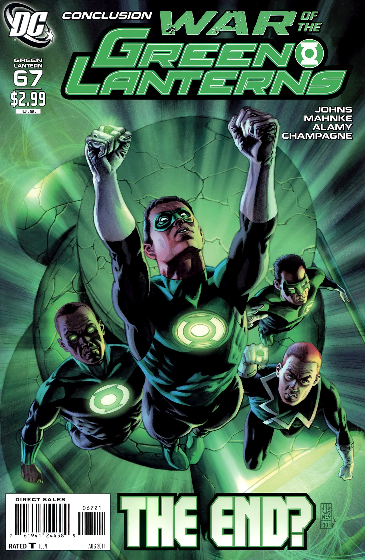 Green Lantern #67 Variant Edition (War of the Green Lanterns) (2005	)