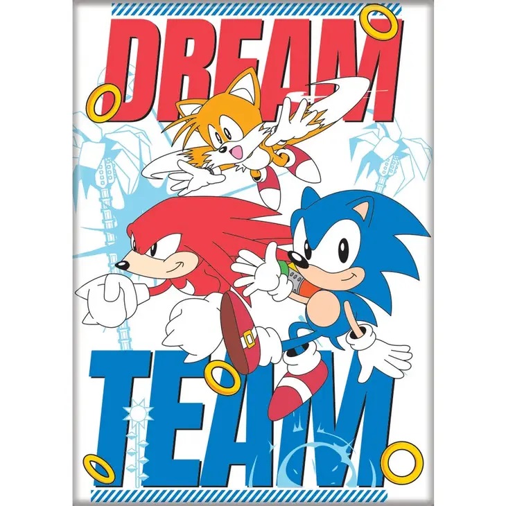 SONIC THE HEDGEHOG MAGNET - DREAM TEAM