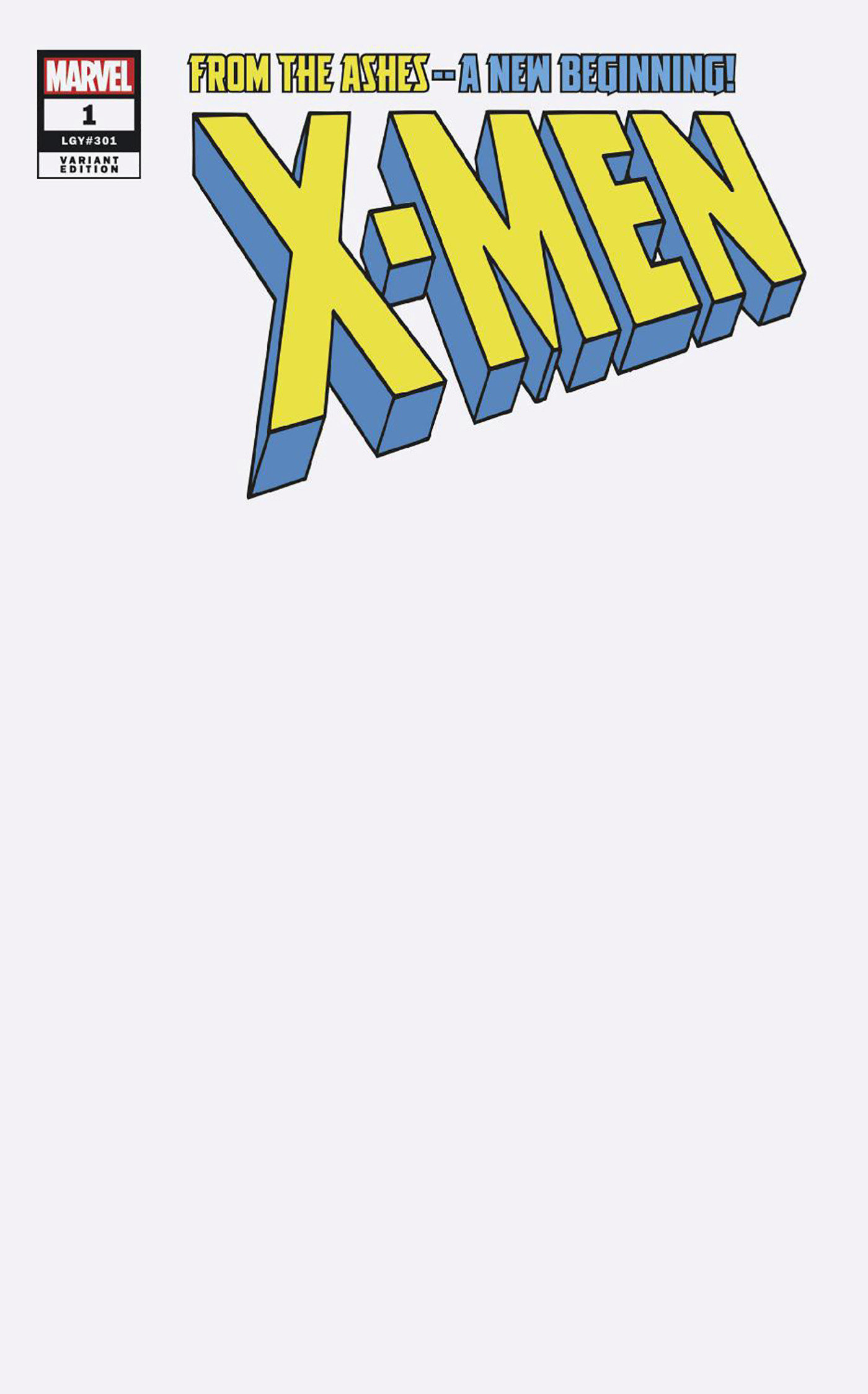 X-Men #1 Blank Cover Variant