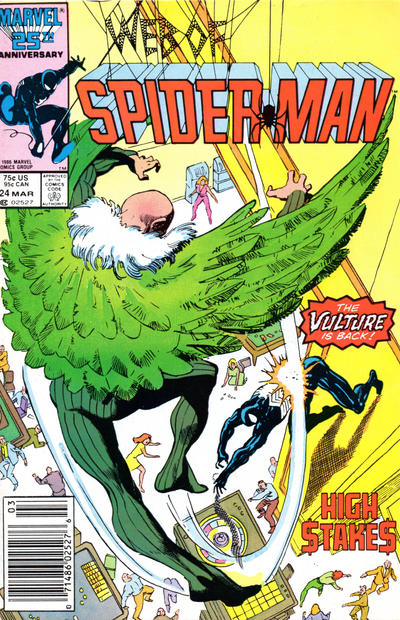 Web of Spider-Man #24 [Newsstand]-Good (1.8 – 3)