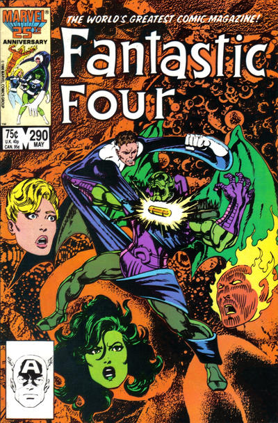 Fantastic Four #290 [Direct]-Good (1.8 – 3)