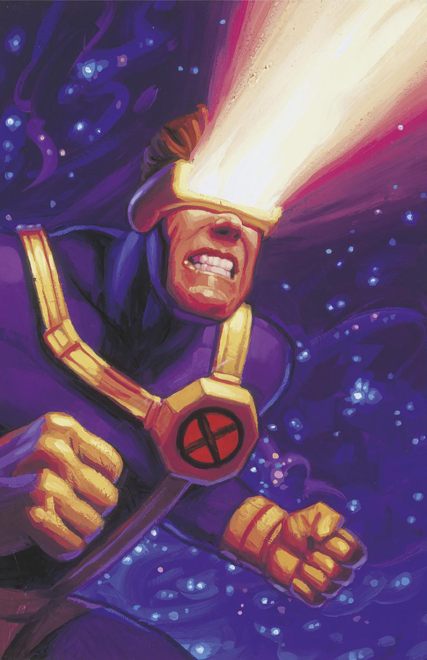 Marvel Super Heroes Secret Wars Battleworld #3 Greg and Tim Hildebrandt Cyclops Marvel Masterpieces III Virgin Variant 1 for 50 Incentive