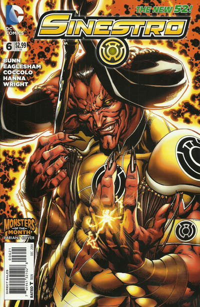 Sinestro #6 Monsters Variant Edition (Godhead) (2014)