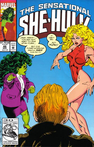 The Sensational She-Hulk #49 [Direct](1989)-Near Mint (9.2 - 9.8)