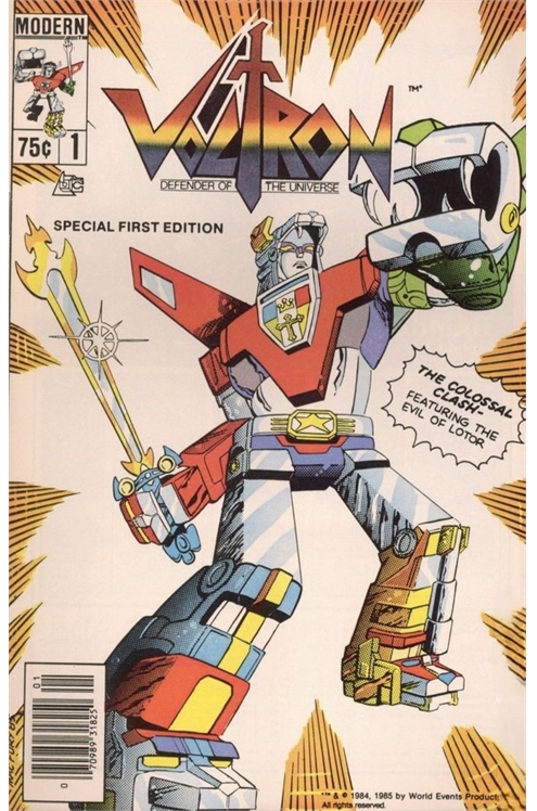 Voltron Volume 1 #1 Newsstand Edition