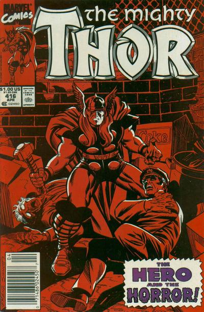 Thor #416 [Newsstand]-Fine (5.5 – 7)